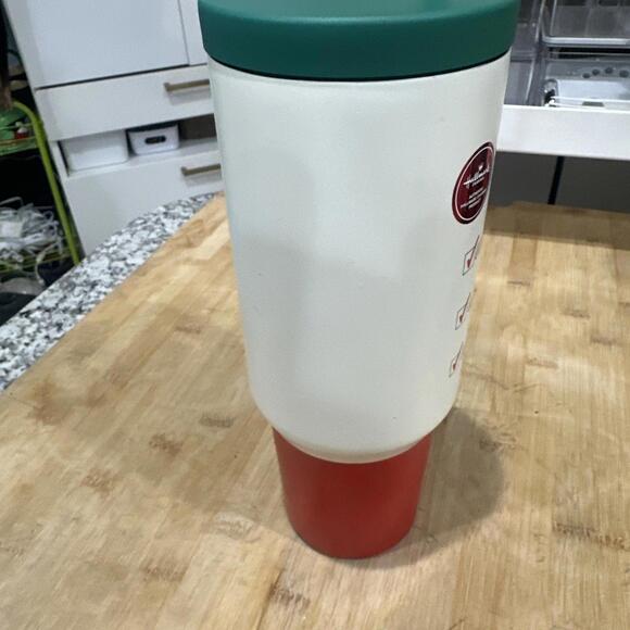 NEW Hallmark Cup with lid & straw -To Do List Christmas new with tags * - Picture 7 of 10